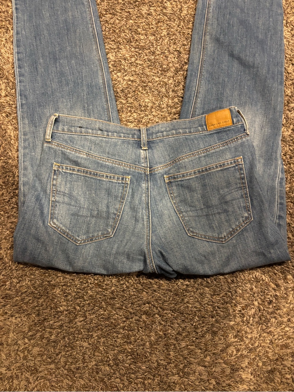 Women's American Eagle High Rise Straight Leg Jeans